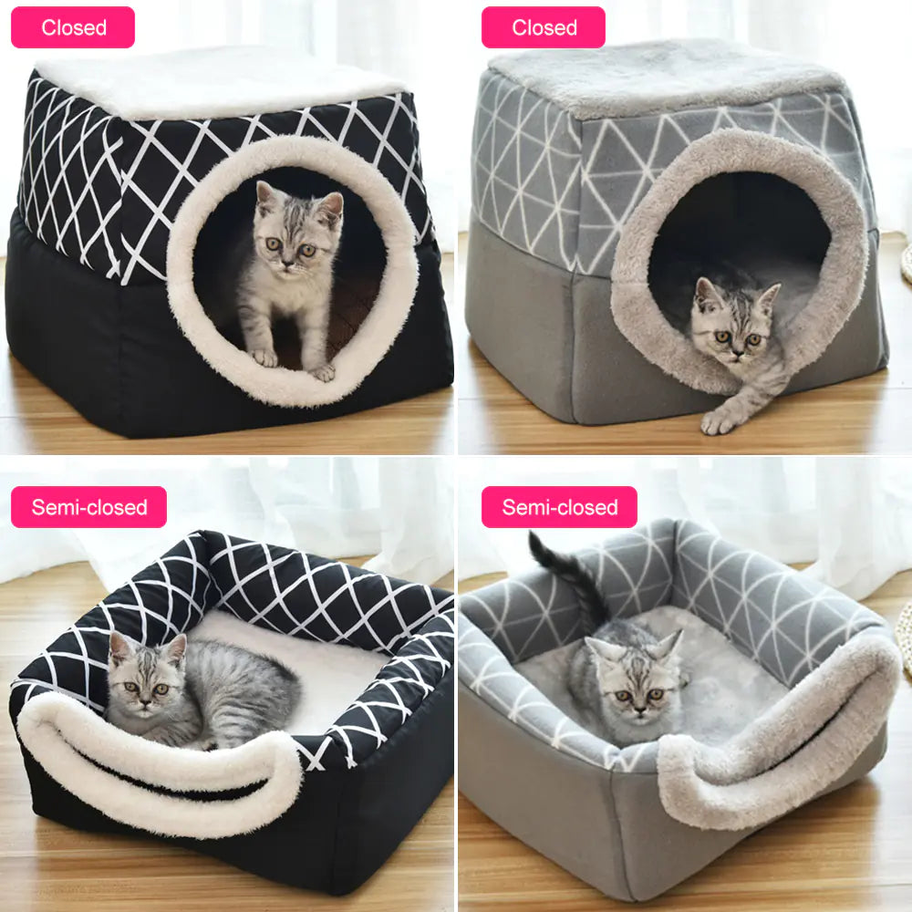 Pet Dog and Cat Bed Villa - Dual Use Space Capsule - PetHugZ