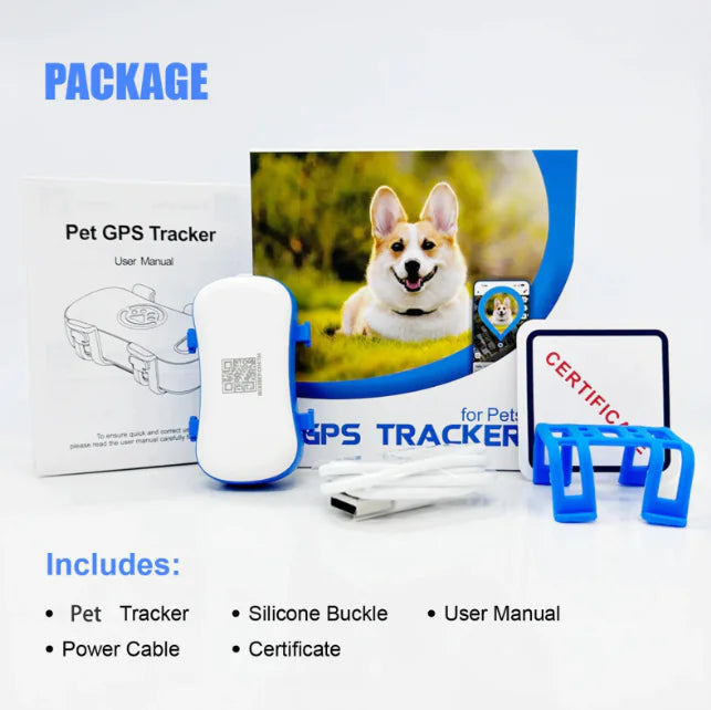 Waterproof Pet GPS Tracker with Real-Time Positioning - PetHugZ