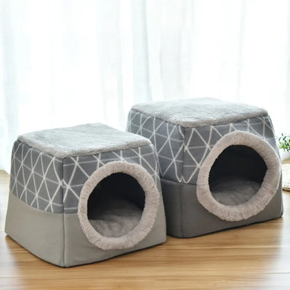 Pet Dog and Cat Bed Villa - Dual Use Space Capsule - PetHugZ