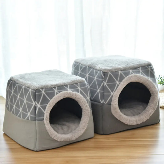 Pet Dog and Cat Bed Villa - Dual Use Space Capsule - PetHugZ