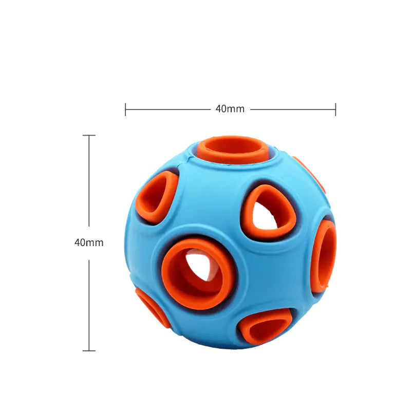Glow-in-the-Dark Dog Toy Ball for Chewing (Medium/Large) - PetHugZ