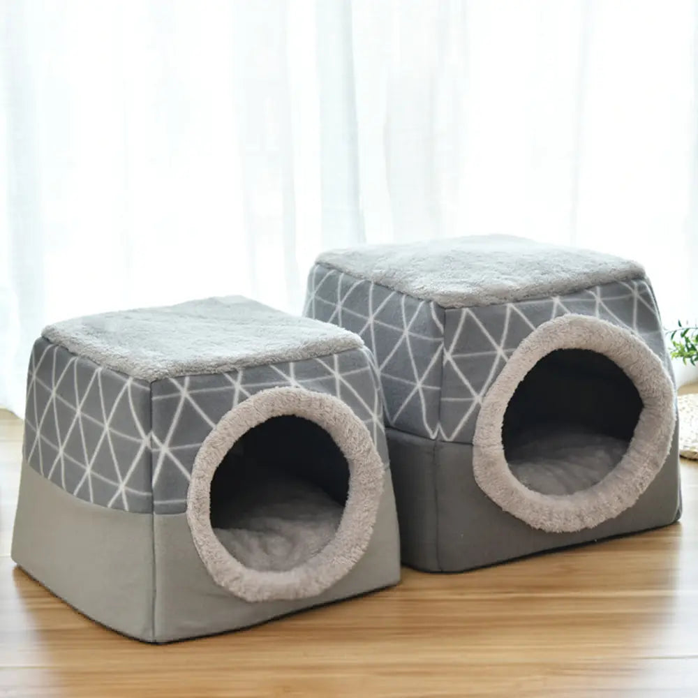 Pet Dog and Cat Bed Villa - Dual Use Space Capsule - PetHugZ