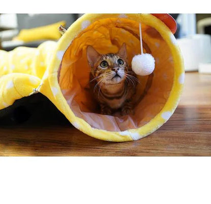 Cat Tunnel, Cat Bed, Cat Mat, Cat Sleeping Bag - PetHugZ