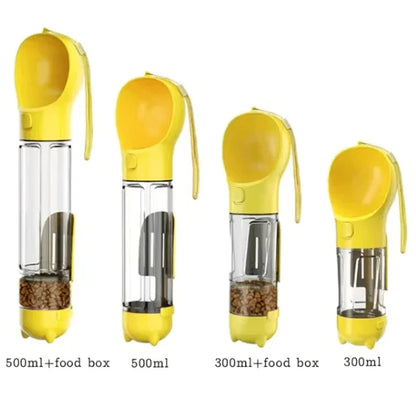 3-in-1 Portable Dog Water Bottle and Food Dispenser - PetHugZ