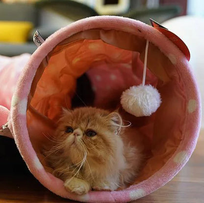 Cat Tunnel, Cat Bed, Cat Mat, Cat Sleeping Bag - PetHugZ