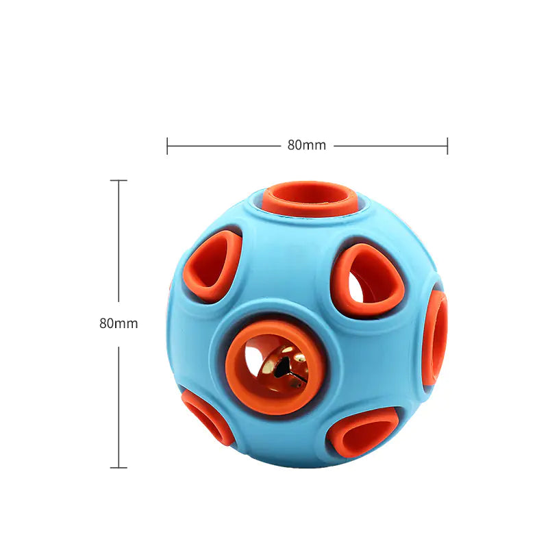 Glow-in-the-Dark Dog Toy Ball for Chewing (Medium/Large) - PetHugZ