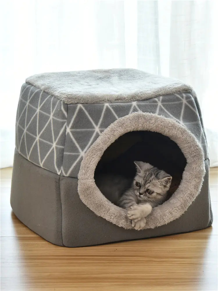 Pet Dog and Cat Bed Villa - Dual Use Space Capsule - PetHugZ
