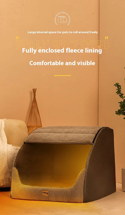 Warm Medium Large Removable And Washable Pet Bed - PetHugZ