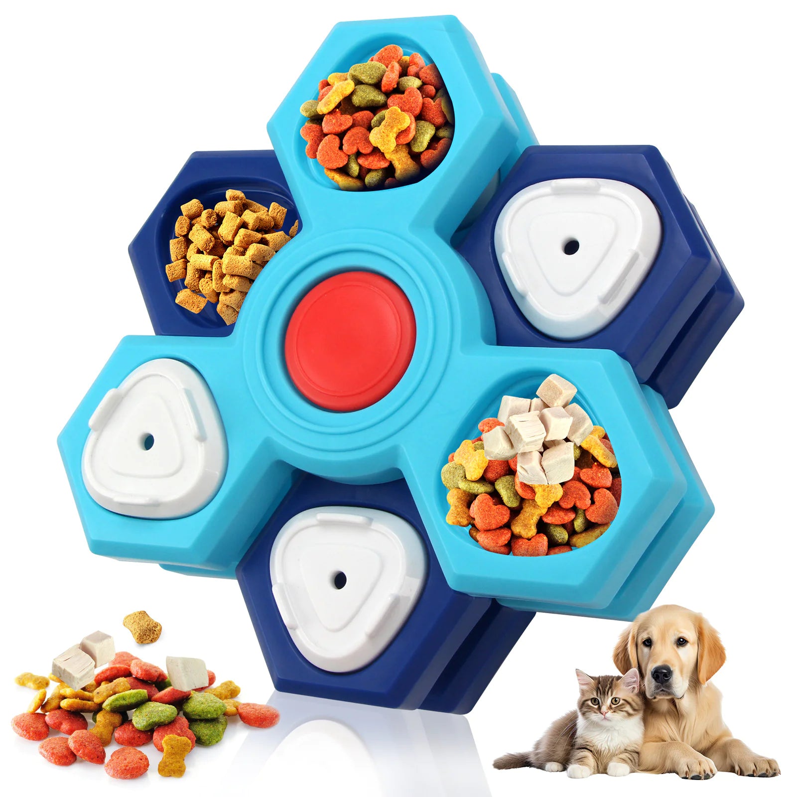 Interactive Dog Treat Puzzle Toy - PetHugZ