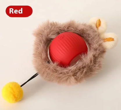 PurrPlay Self-Rolling Cat Toy Ball - PetHugZ