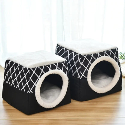 Pet Dog and Cat Bed Villa - Dual Use Space Capsule - PetHugZ