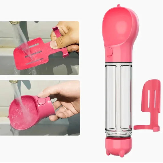 3-in-1 Portable Dog Water Bottle and Food Dispenser - PetHugZ
