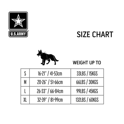 Army Dog Vest - PetHugZ