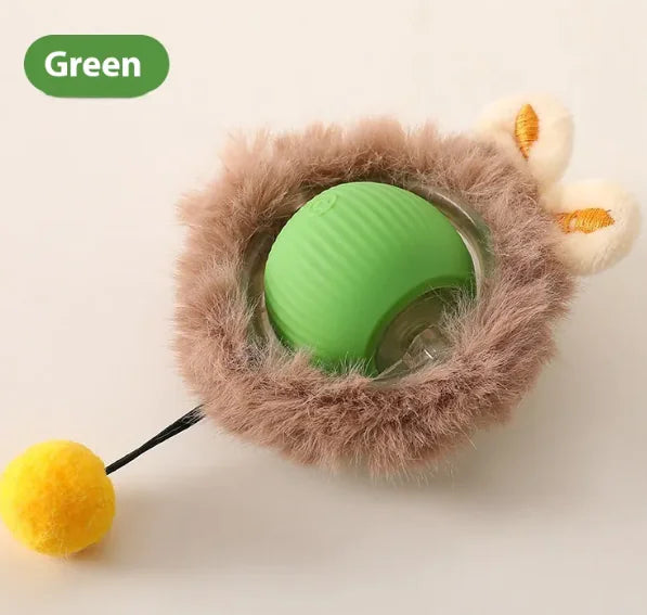 PurrPlay Self-Rolling Cat Toy Ball - PetHugZ
