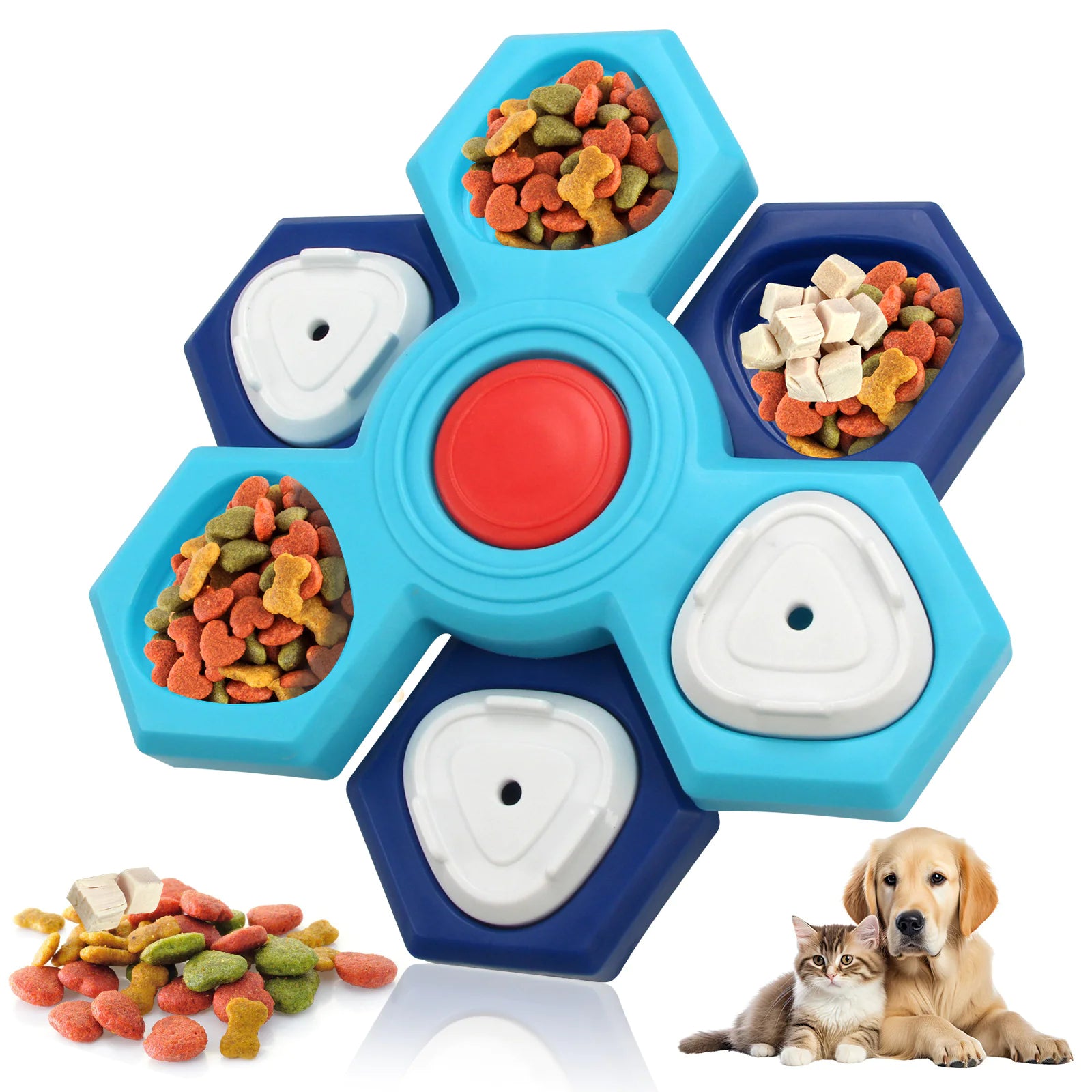 Interactive Dog Treat Puzzle Toy - PetHugZ
