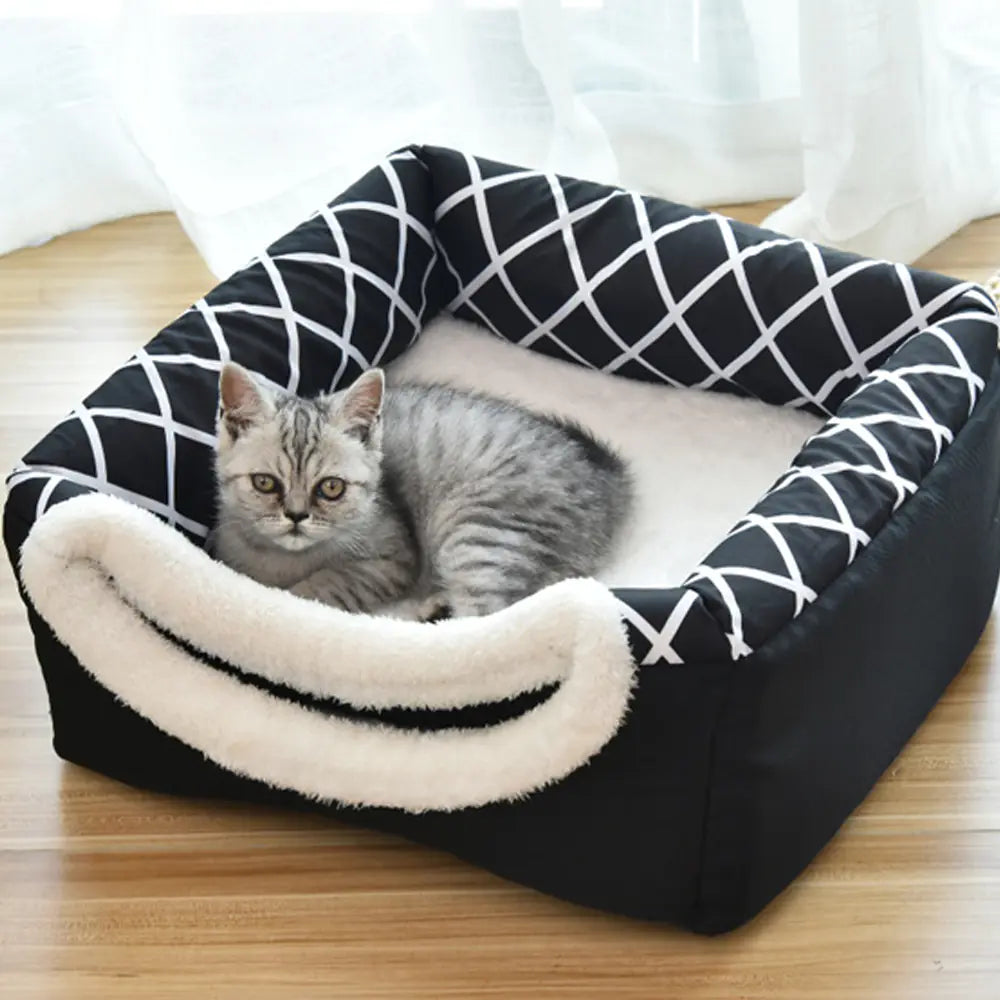 Pet Dog and Cat Bed Villa - Dual Use Space Capsule - PetHugZ